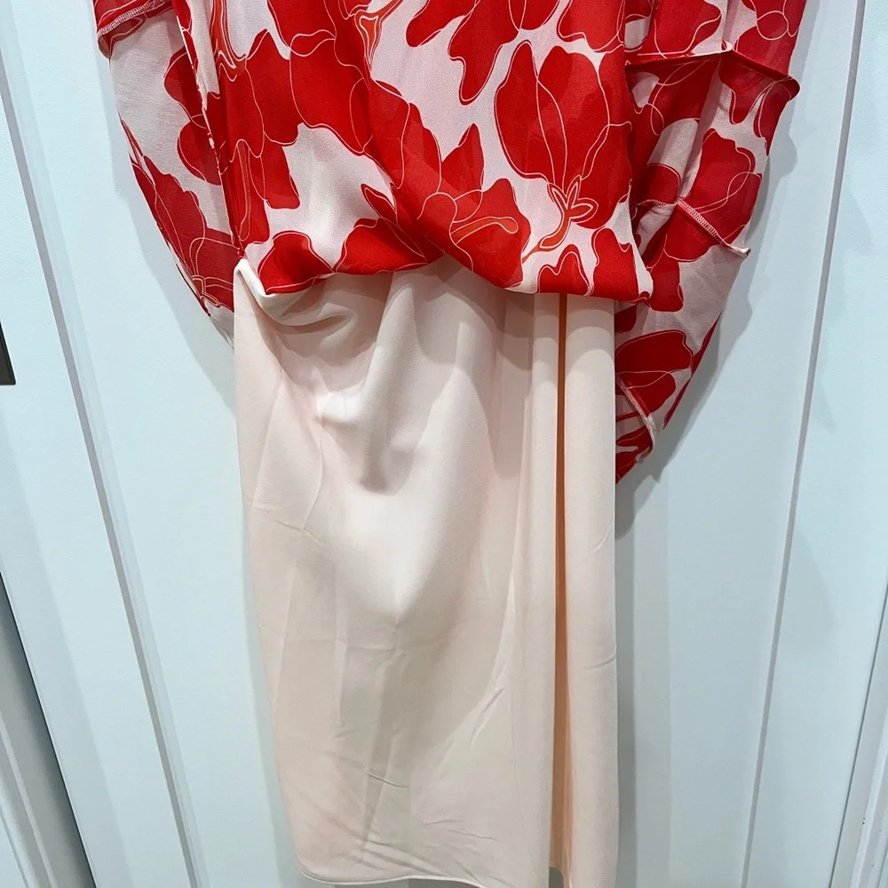 Rails Marigold Scarlet Hibiscus Floral Maxi Dress - Picture 8 of 8